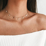 Bohemian Chain Necklace Star Choker