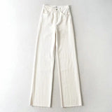 Baggy High Waist Jeans White