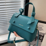 Vintage Square Handbag Blue