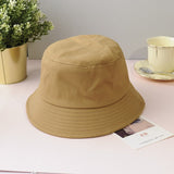 Solid Minimalistic Bucket Hat Khaki