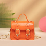 Mini PVC Crossbody Bag Orange