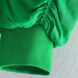 Oversized Bomber Jacket Green