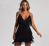 Fringe Tassel Mini Dress