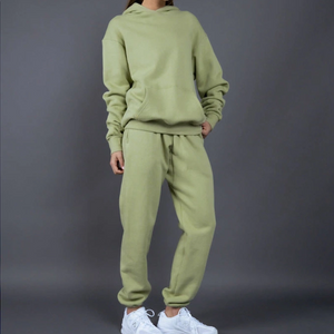 2-Piece Basic Hoodie and Sweatpants Set