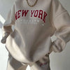 New York Pullover Sweatshirt and Sweatpants Set