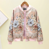 Jacquard Bomber Pink