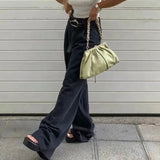 Baggy High Waist Jeans Black