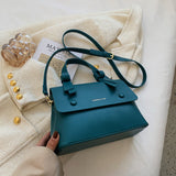 Vintage Square Handbag Blue